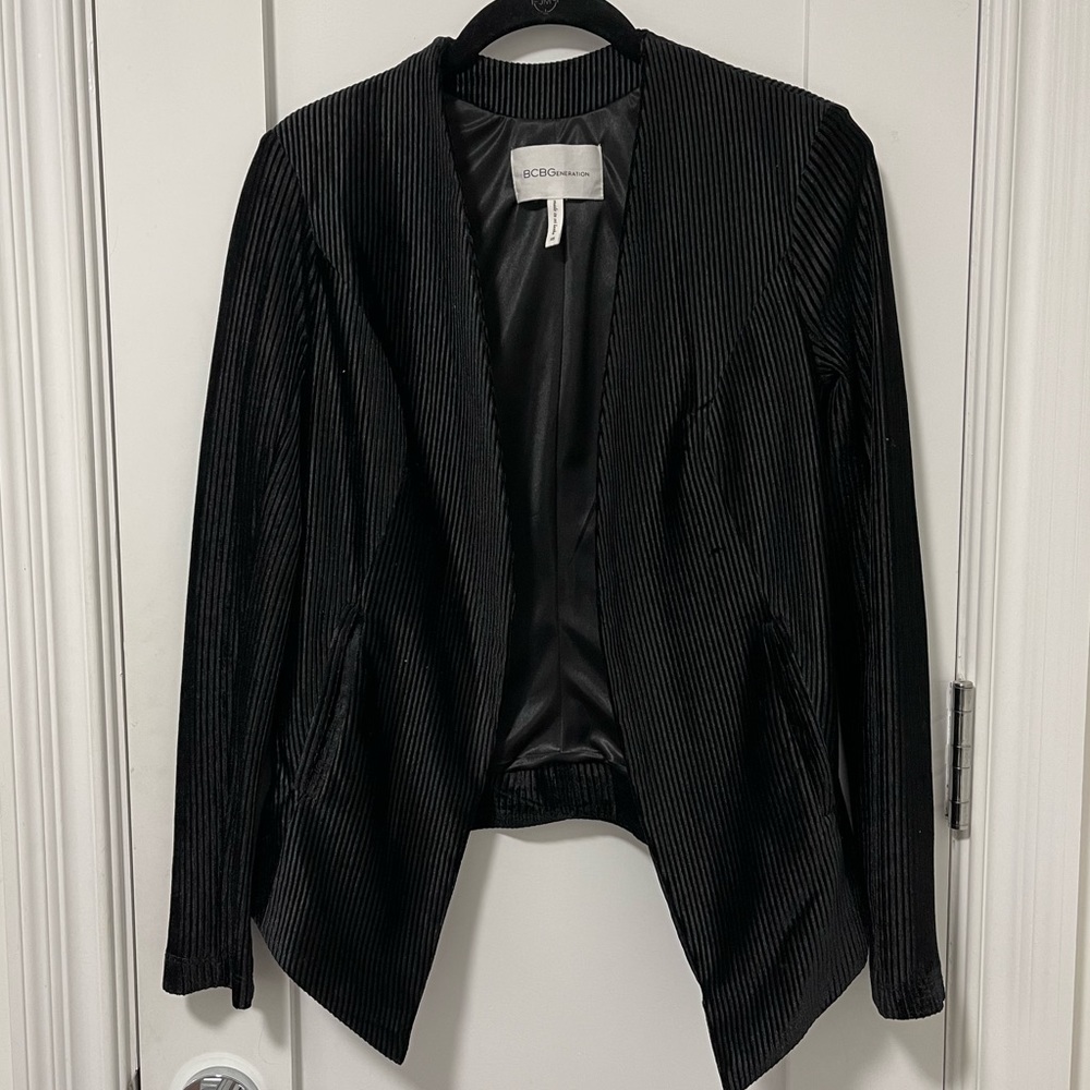 BCBGeneration Black Corduroy Blazer